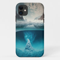 Icy Mountain View