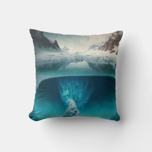 Icy Mountain View Cushion