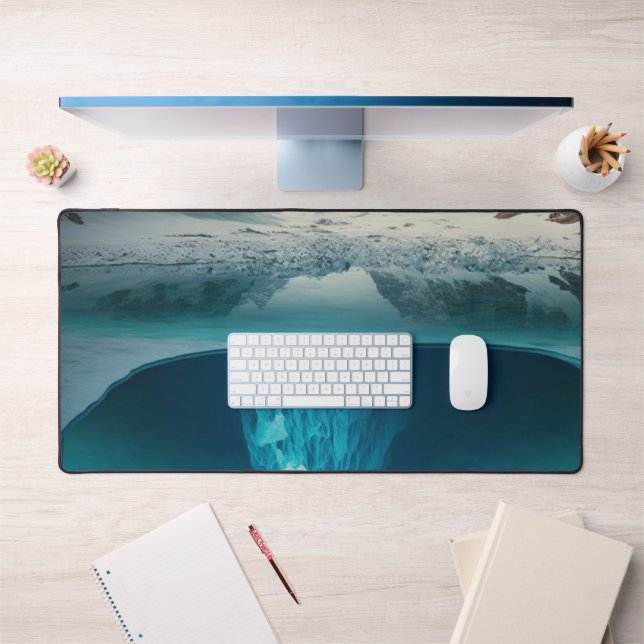 Icy Mountain View Desk Mat (Office 1)