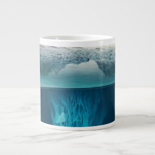 Icy Mountain View Large Coffee Mug