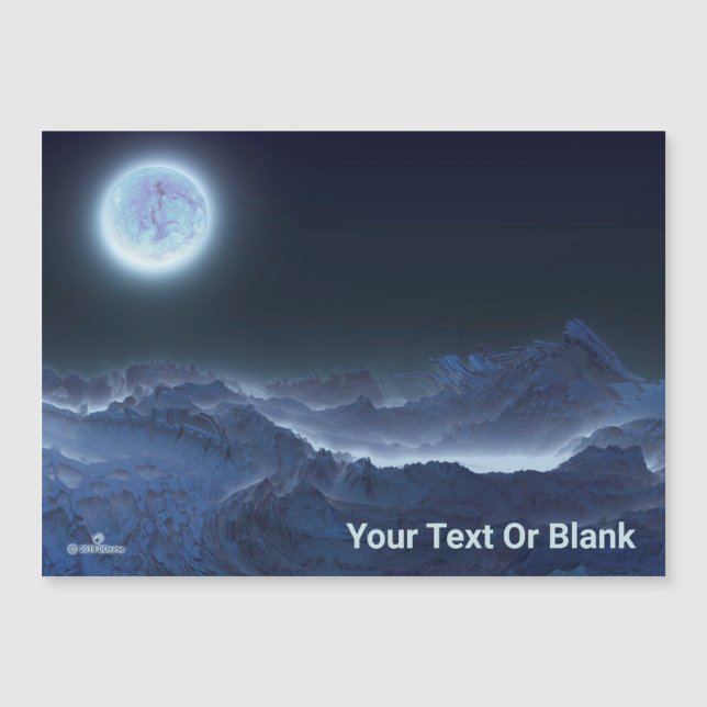 Icy Planet, Frozen Moon (Front)