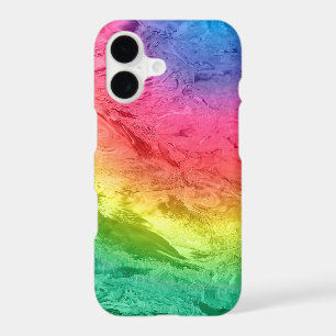 Icy Rainbow Abstract
