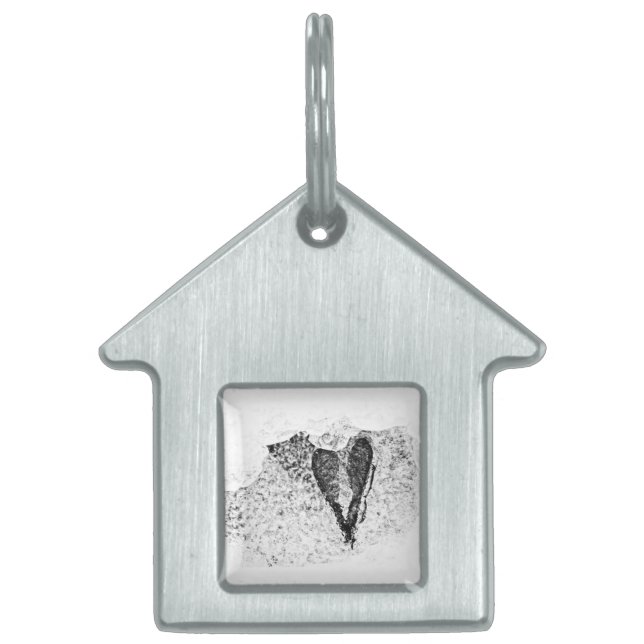icy seeds in love pet name tag (Front)