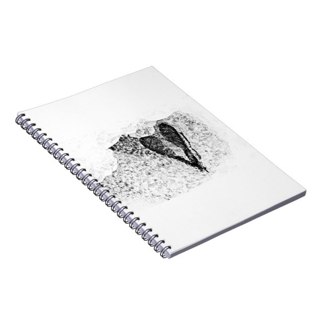 icy seeds in love spiral notebook (Right Side)