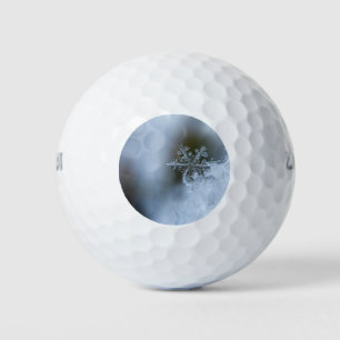 Icy Snowflake Golf Balls