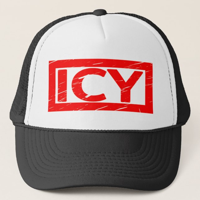 Icy Stamp Trucker Hat (Front)