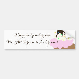 Icy Sweetness Bumper Sticker