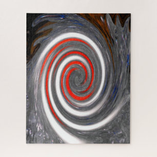 Icy twirl art jigsaw puzzle