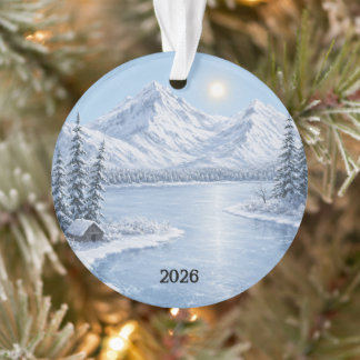 Icy Winter Ornament