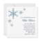 Icy Winter Snowflake Bridal Shower Invitation