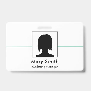ID Badge Card Business Employee Staff Logo & Photo