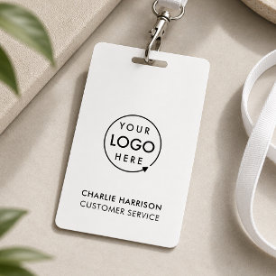 ID Badge Card Logo Staff Lanyard Name Pass