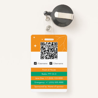 ID Card Badge - Minimal Staff Photo ID Badge