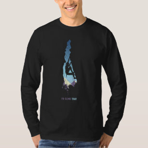 Id Climb Tha , Mountain Climber  Rock Climbing T-Shirt