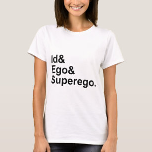 Id Ego Superego   Three Parts of the Psyche T-Shirt