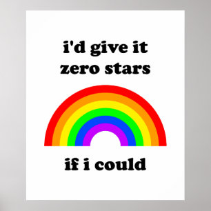 "I'd give it zero stars" poster
