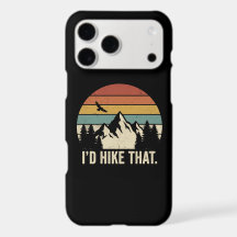 I'd Hike That Funny Retro Mountain Hiking