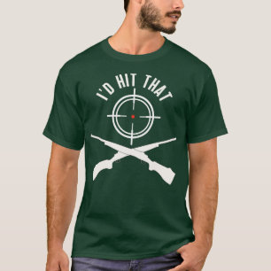 ID Hit That Clay Shooting Clay Target 2 T-Shirt