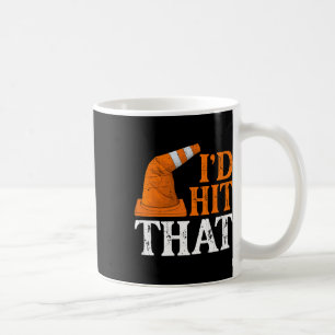 I'd Hit That Funny Halloween Costume Traffic Cone  Coffee Mug