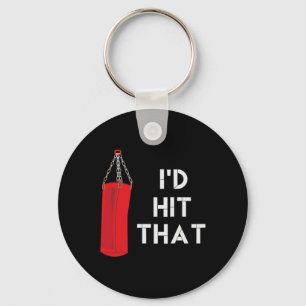 I'd Hit That Funny Martial Arts Punching G Tee Key Ring