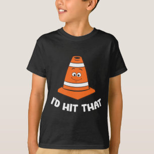 Id Hit That Funny Traffic Cone Performance T-Shirt