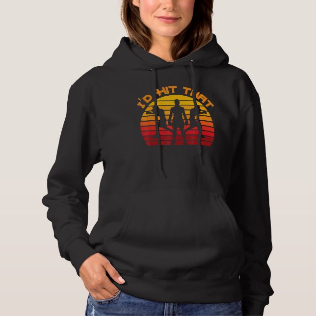 Id Hit That Jab Cross Hook Boxing Gloves Boxer Hoodie (Front)