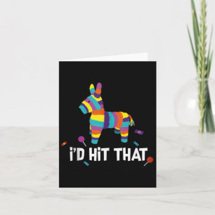Id Hit That Pinata Mexican Tank Top Cinco De Mayo Card