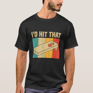 I'd Hit That Vintage Cornhole Players Sport Mens T-Shirt