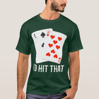 Id Hithat 11 of Blackjack Cards Gambling vintage T-Shirt
