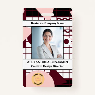 ID Identification Card Employee Photo Custom ID Badge