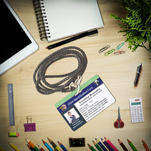 Id Identification Cards Kids Child Photo Custom ID Badge