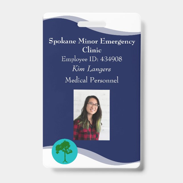 ID Lanyard Badge Business or Medical (Front)