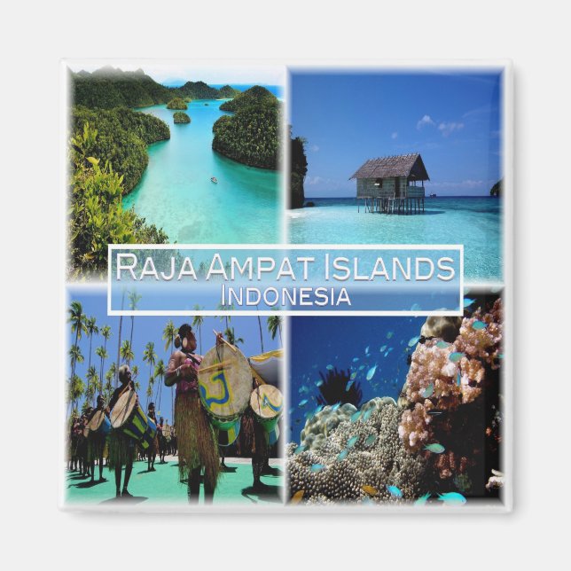 ID Raja Ampat Islands - Penabuh Suling Tambur - Magnet (Front)