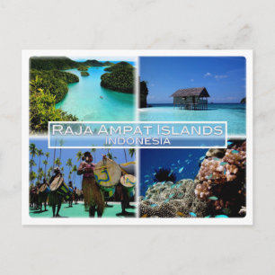 ID Raja Ampat Islands - Penabuh Suling Tambur - Postcard