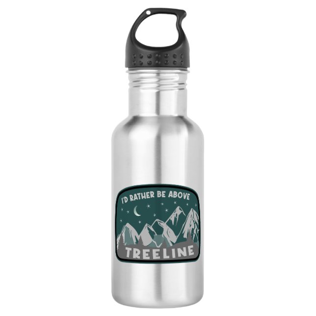 I'd Rather Be Above Treeline 532 Ml Water Bottle (Front)