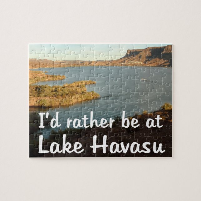 I'd Rather be at Lake Havasu Jigsaw Puzzle (Horizontal)