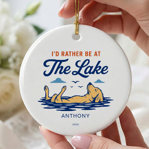 I'd Rather Be at the Lake Ornament