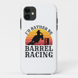 I'd Rather Be Barrel Racing Case-Mate iPhone Case