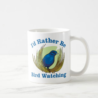 I'd Rather Be Bird Watching Coffee Mug
