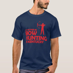 ID Rather Be Bow Hunting in Kentucky Triblend T-Shirt