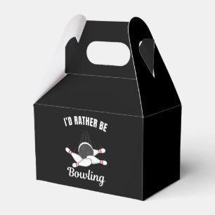 I'd rather be bowling favour box