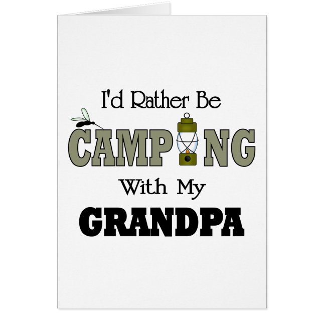 I'd Rather Be Camping  with Grandpa (Front)
