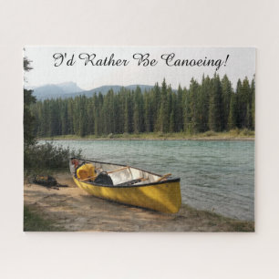 I'd Rather be Canoeing Jigsaw Puzzle