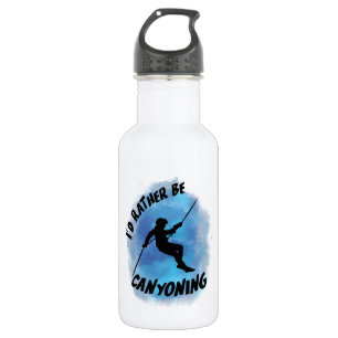 I'd Rather Be Canyoning Canyoneer Vintage 532 Ml Water Bottle