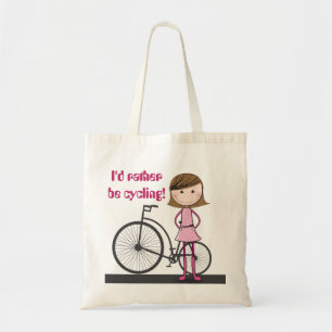 I'd rather be cycling! - A cute, useful tote bag. Bag
