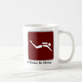 I'd Rather Be Diving Coffee Mug