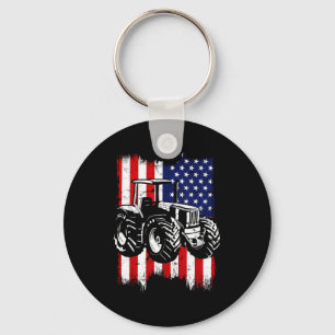 Id Rather Be Farming Funny Farmer Gifts Key Ring