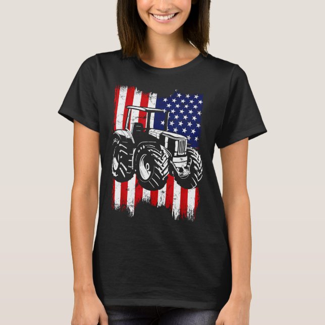 Id Rather Be Farming Funny Farmer Gifts  T-Shirt (Front)