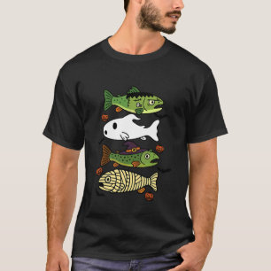 I'd Rather Be Fishing Funny Fishing Halloween Spoo T-Shirt