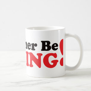 I'd Rather be Fishing - Red Coffee Mug